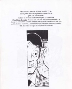 Catalogue Hommage à Frédéric Dard Janvier 2002 back