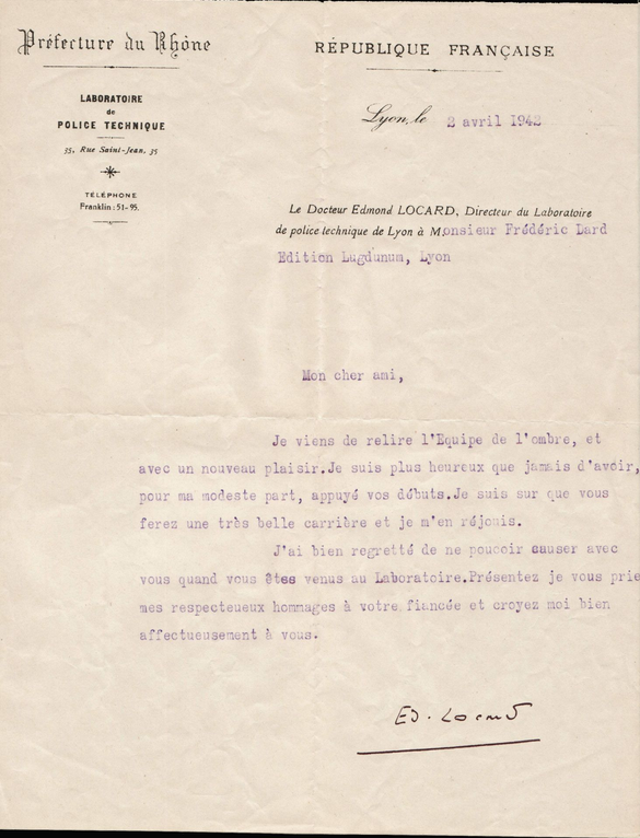 lettre 2 avril 1942