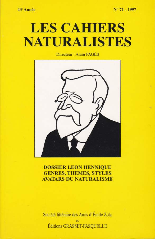 Les cahiers naturalistes n°71