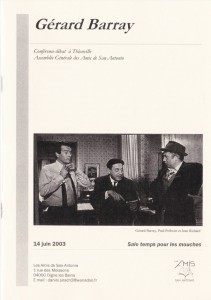 Conférence-débat à Thionville juin 2003