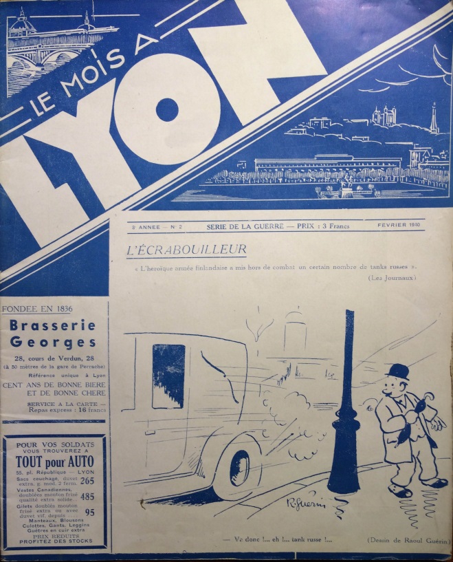 Le Mois à Lyon février 1940