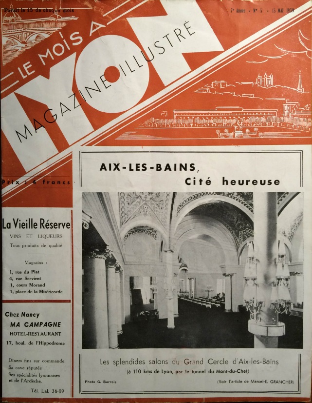 Le Mois à Lyon mai 1939