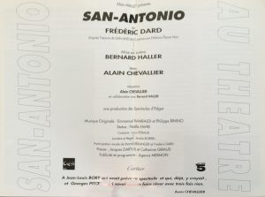 Grand Théâtre d'Edgar San-Antonio distribution