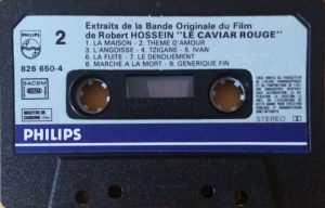 Cassette audio Le caviar rouge Piste 2
