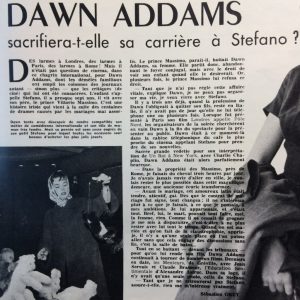 Festival n°649 Texte Dawn Addams