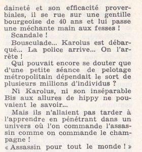 Informations Fleuve Noir n°108 février 1974 Alix Karol - suite