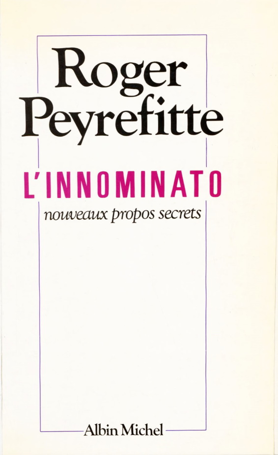 L'Innominato_ _nouveaux_propos_secrets_[...]Peyrefitte_Roger_bpt6k4807459w couverture